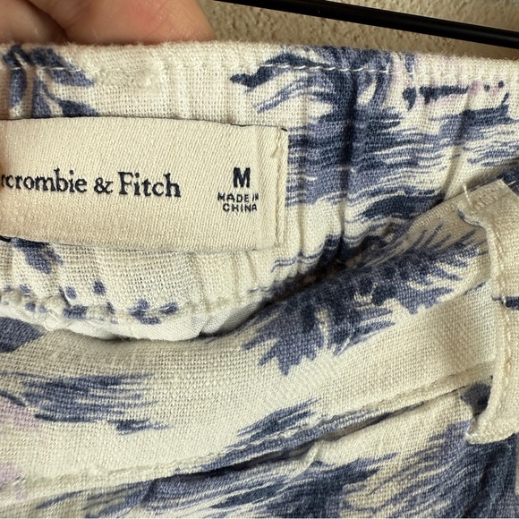 ABERCROMBIE & Fitch Linen-blend Tailored Shorts  Tropical Medium - Picture 7 of 7